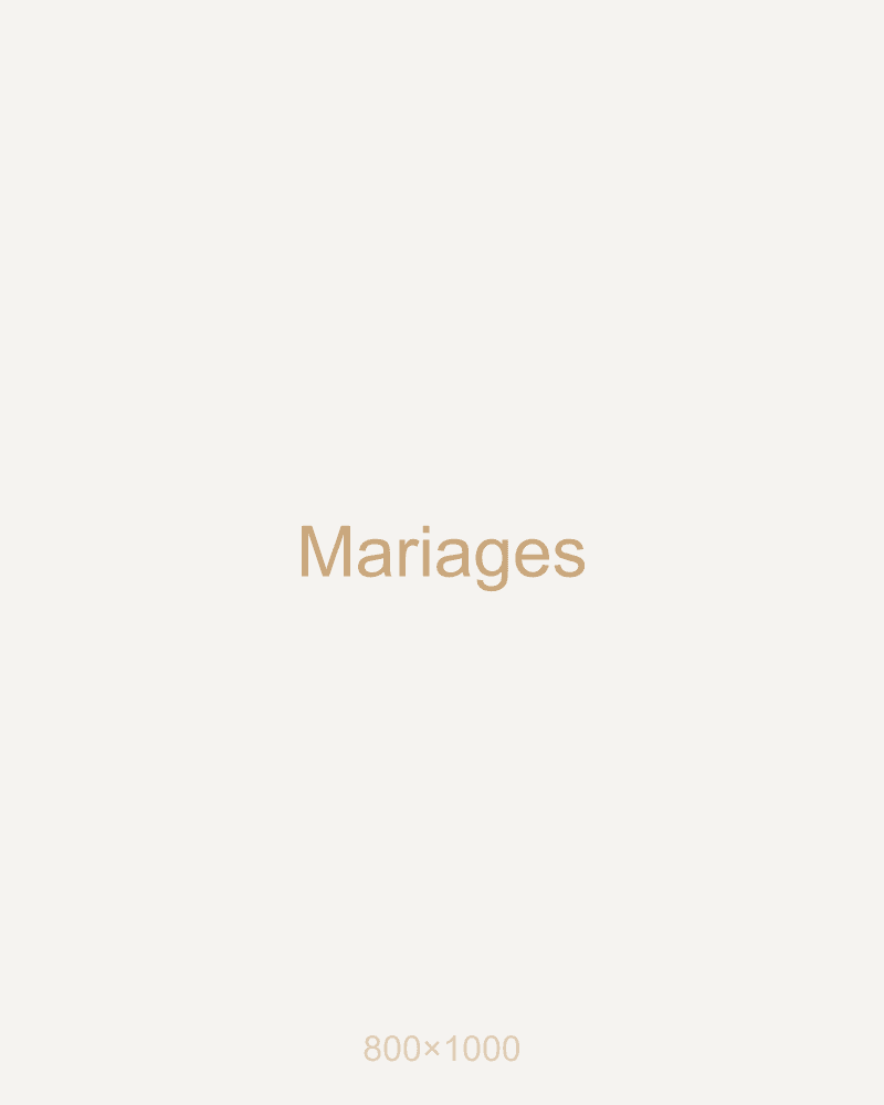 Mariages - La Bohemian